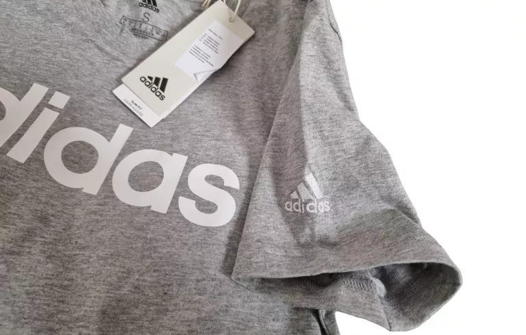 KOSZULKA DAMSKA ADIDAS ESSENTIALS SZARA S