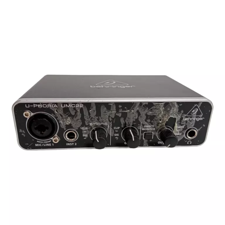UMC22 INTERFEJS AUDIO PREAMP MIDAS BEHRINGER Urządzenia rejestrujące