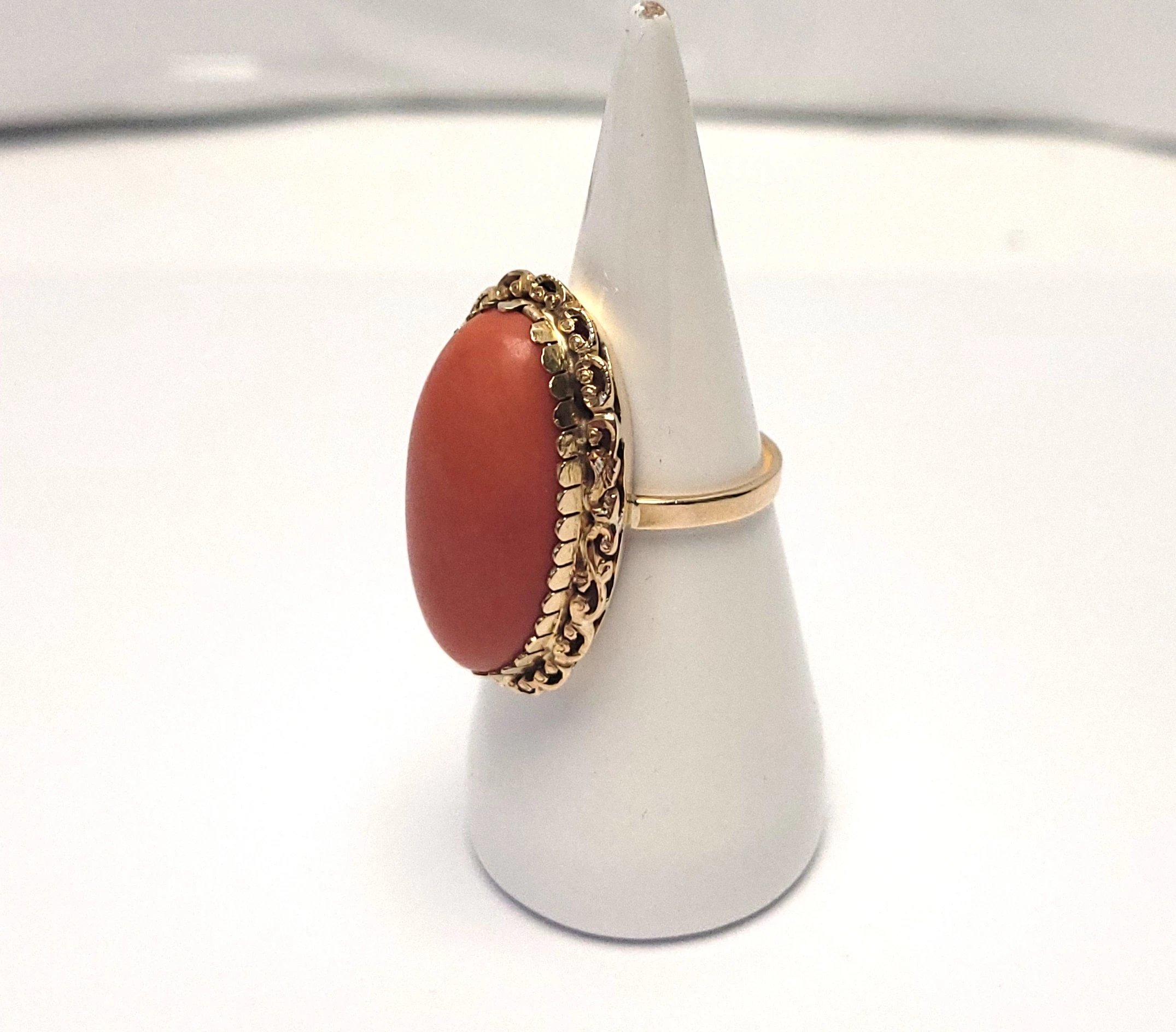 uzywany-zloty-pierscionek-z-koralem-585-907g-r17-gdanska-81-bydgoszcz