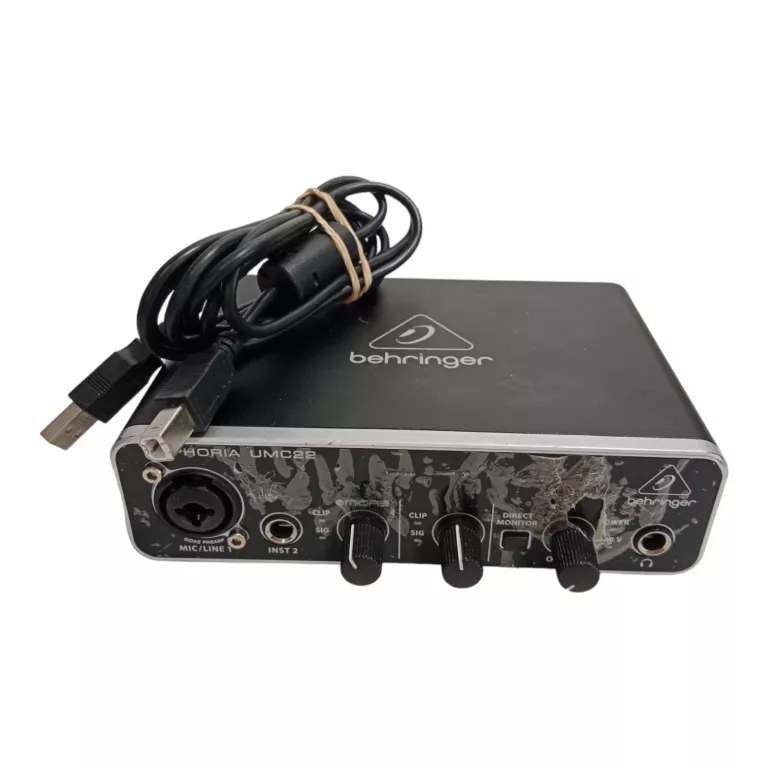 UMC22 INTERFEJS AUDIO PREAMP MIDAS BEHRINGER Urządzenia rejestrujące