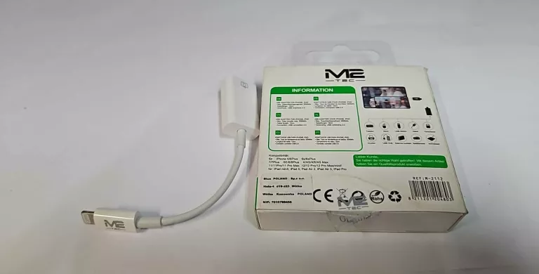 PRZEJŚCIÓWKA ADAPTER DO IPHONE LIGHTNING M2-115