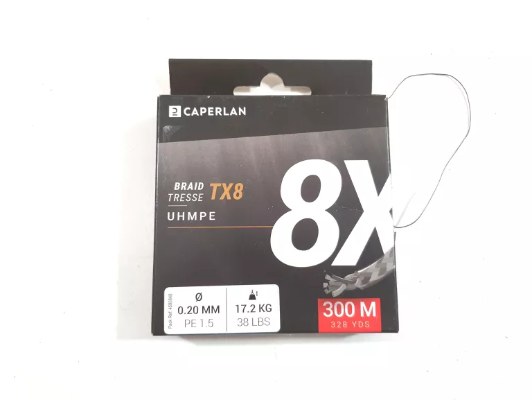 PLECIONKA WĘDKARSKA CAPERLAN TX8 300M 0.20MM 17.2KG