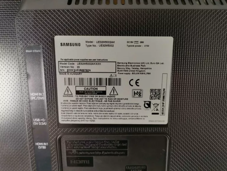 TELEWIZOR LED SAMSUNG UE32M5002AKXXH 32" FULL HD