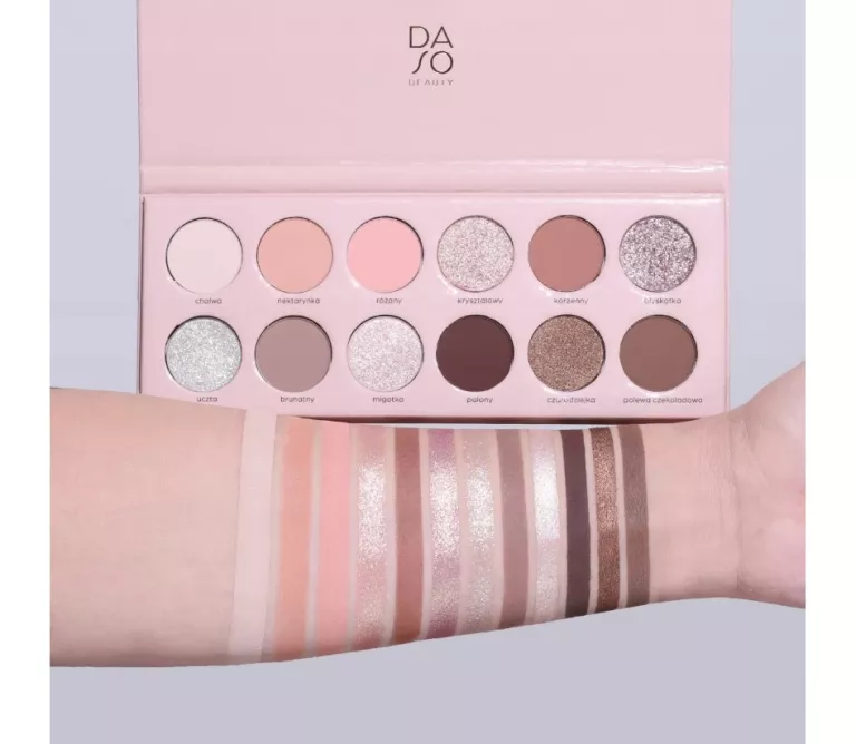 DASO BEAUTY PALETA CIENI "NATURALNIE ROZŚWIETLONA"