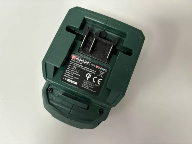 ZŁĄCZKA ADAPTER DO AKUMULATORA PARKSIDE PWCA 20-LI A1
