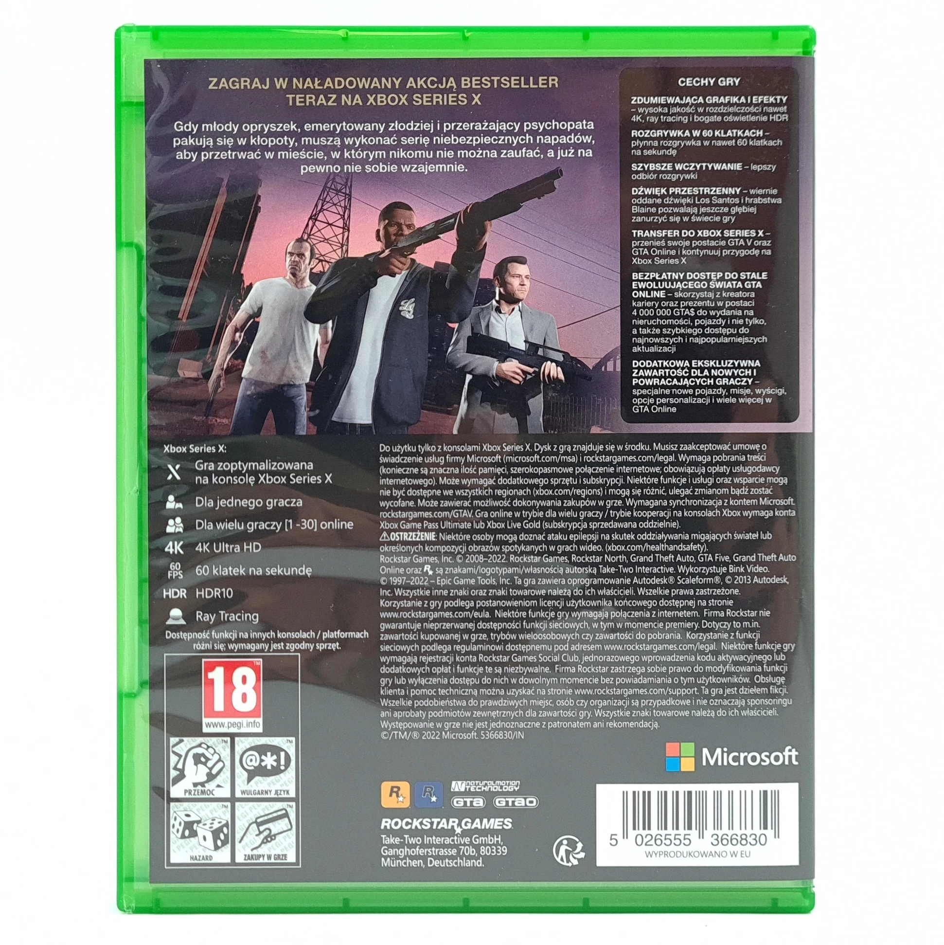 GTA V XBOX SERIES X GRAND THEFT AUTO V | Microsoft Xbox Series X / S
