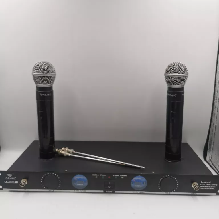 MIKROFON AZUSA LS-82 ZESTAW BEZPRZEWODOWY 2-KANAŁ