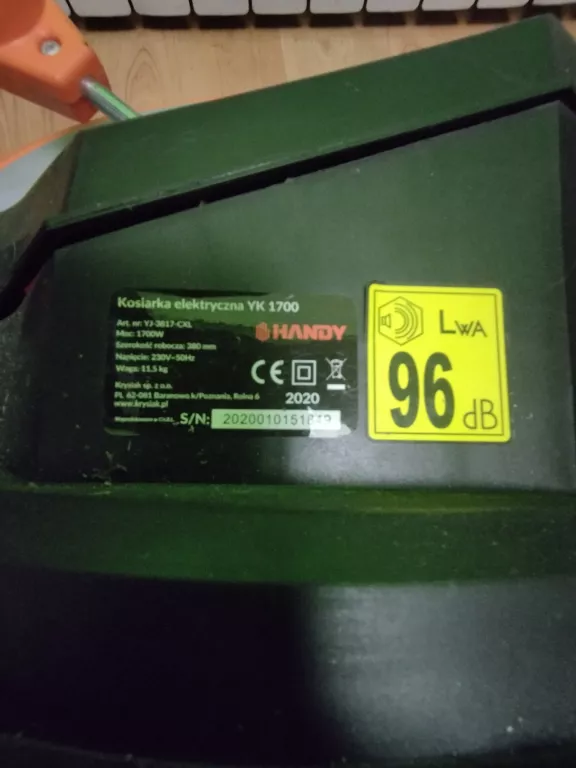 KOSIARKA ELEKTRYCZNA HANDY YK1700