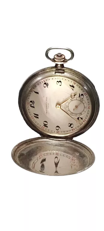 SREBRNY ZEGAREK KIESZONKOWY, CH. F. TISSOT & FILS, LOCLE
