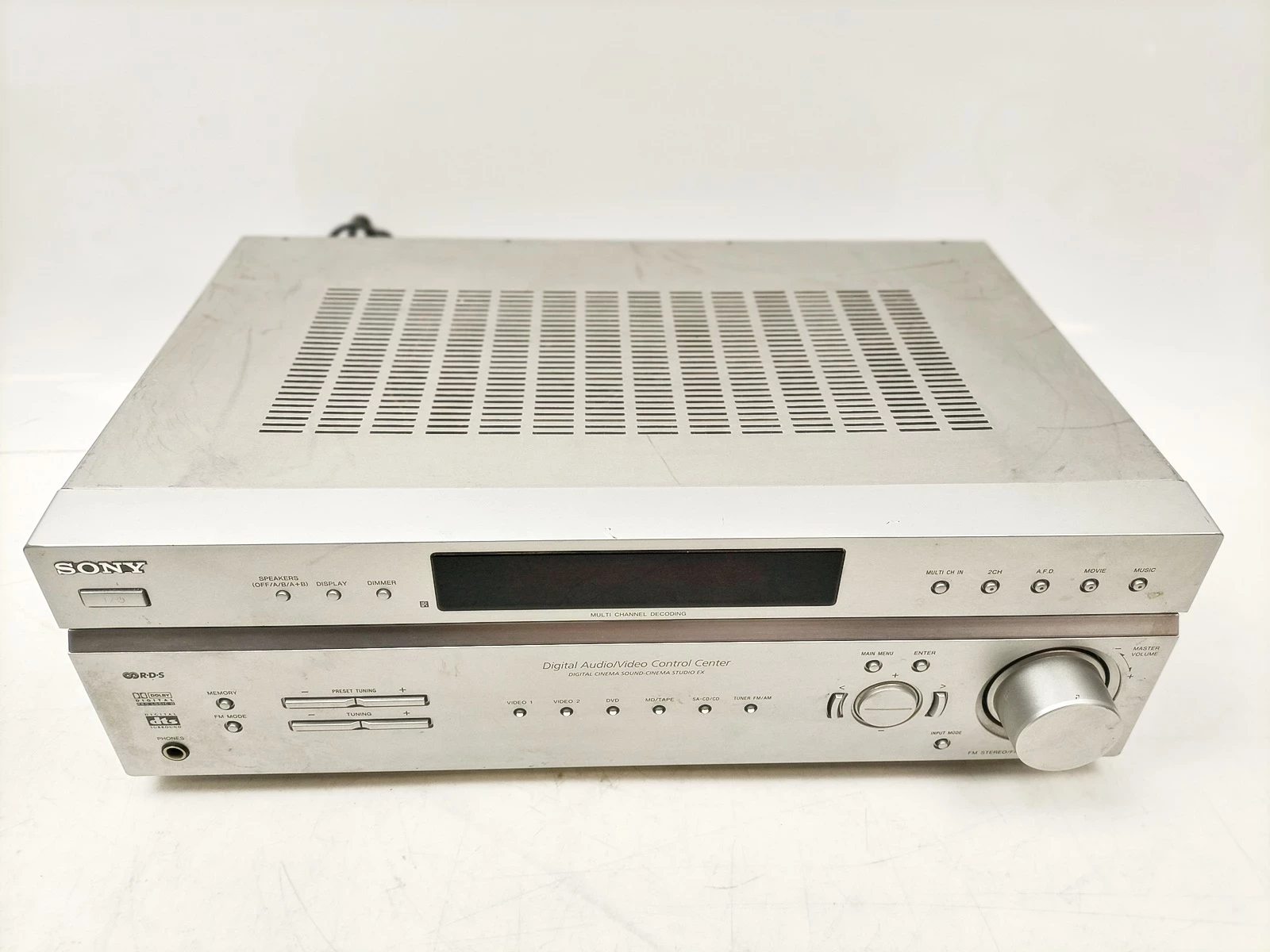 amplituner-sony-str-de497-51-srebrny-stan-uzywany