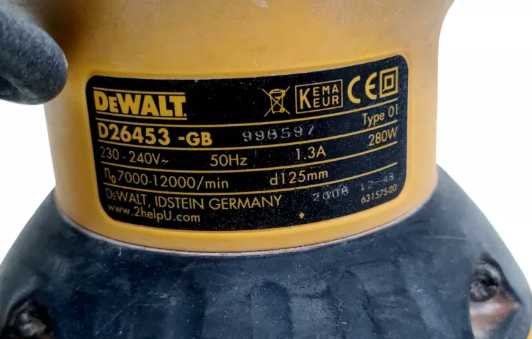 SZLIFIERKA MIMOŚRODOWA DEWALT D26453