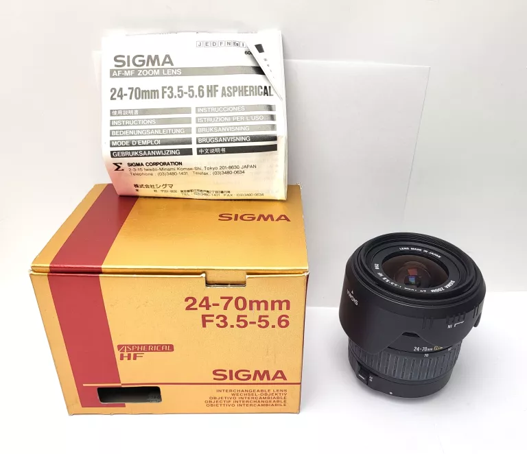 OBIEKTYW SIGMA 24-70 HF F3,3-5,6 FOR SIGMA
