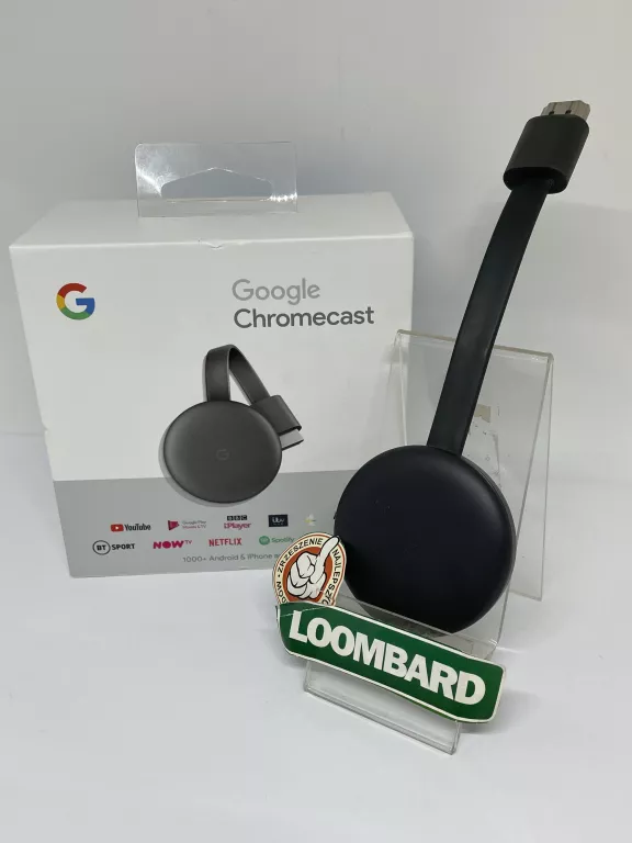 ODTWARZACZ MULTIMEDIALNY FULL HD GOOGLE CHROMECAST 3.0