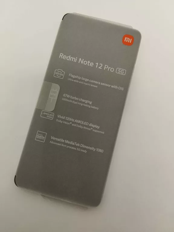 XIAOMI REDMI NOTE 12 PRO 5G 128GB/6GB BLACK