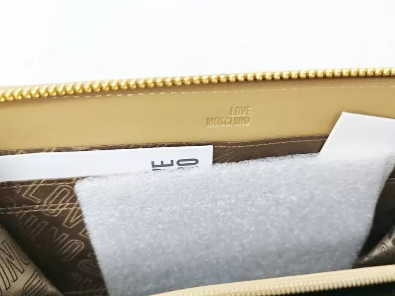 PORTFEL DAMSKI LOVE MOSCHINO BRĄZOWY