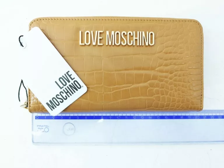 PORTFEL DAMSKI LOVE MOSCHINO BRĄZOWY