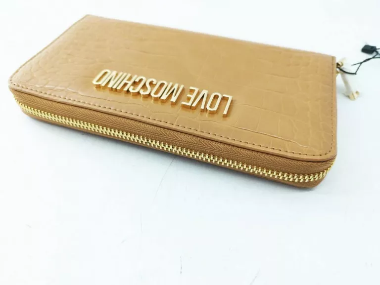 PORTFEL DAMSKI LOVE MOSCHINO BRĄZOWY