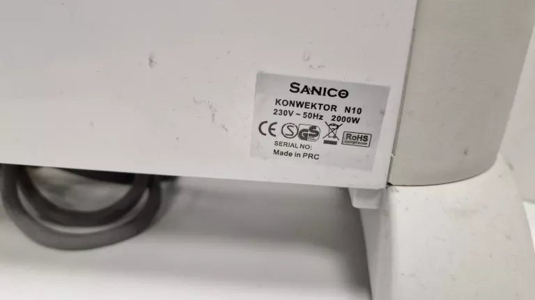 GRZEJNIK ELEKTRYCZNY SANICO N10 2000W