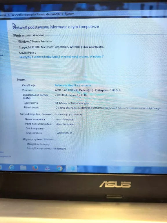 LAPTOP ASUS 1225B