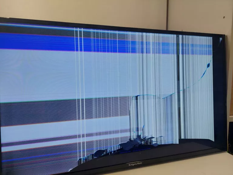 TELEWIZOR KRUGER MATZ KM0232-T3 PILOT - USZKODZONA MATRYCA - NA CZĘŚCI