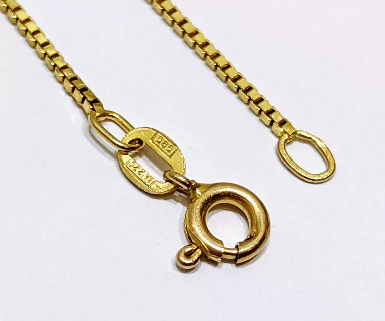 zloty-lancuszek-splot-kostka-585-dl60cm-dlugosc-calkowita-60