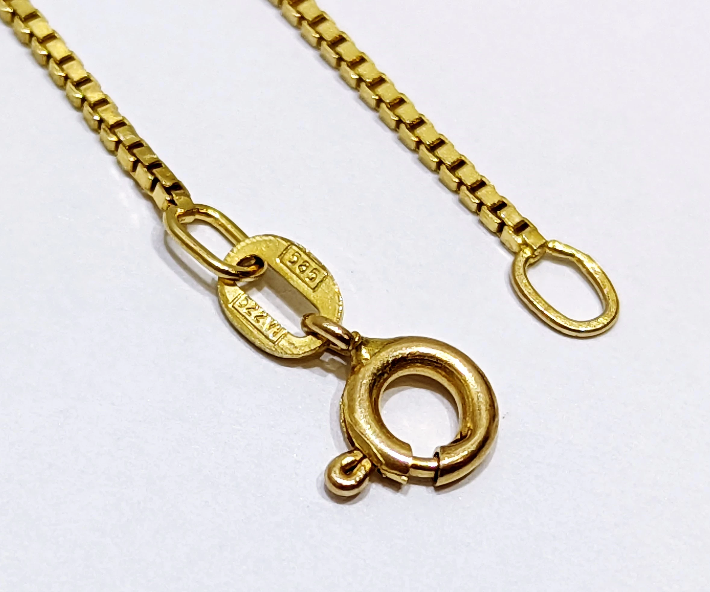 zloty-lancuszek-splot-kostka-585-dl60cm-dlugosc-calkowita-60