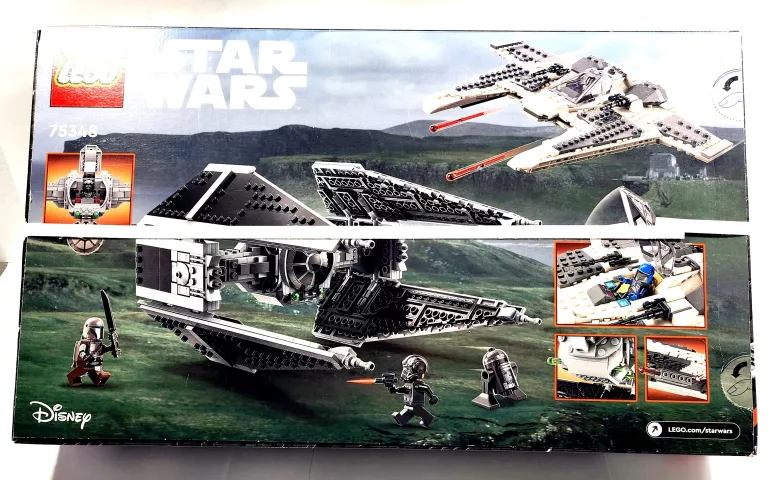 LEGO STAR WARS 75348 MANDALORIAŃSKI MYŚLIWIEC FANG FIGHTER KONTRA TIE INTE