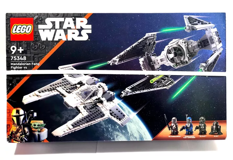 LEGO STAR WARS 75348 MANDALORIAŃSKI MYŚLIWIEC FANG FIGHTER KONTRA TIE INTE