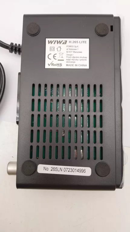 TUNER DEKODER TV WIWA H.265 LITE DVB-T2