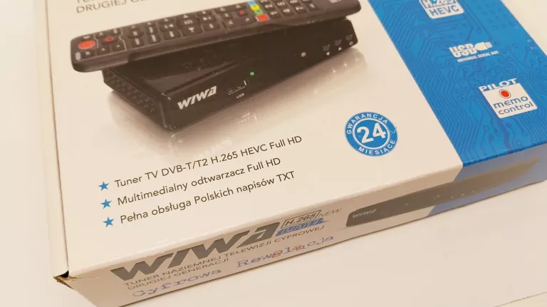 TUNER DEKODER TV WIWA H.265 LITE DVB-T2