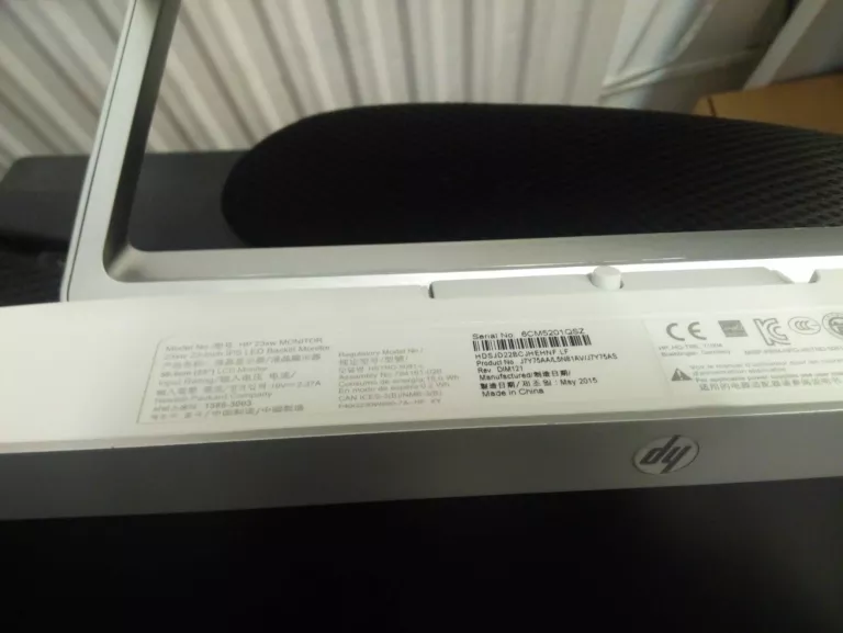 MONITOR HP PAVILION 23XW 23" 1920X1080PX IPS