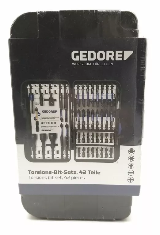 BITY UDAROWE ZESTAW 42- CZĘŚCIOWY GEDORE 3100316