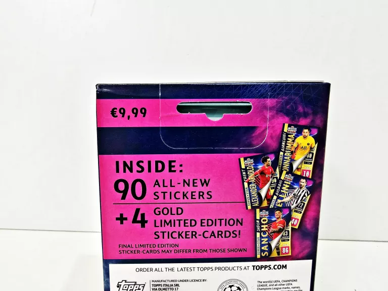 MEGA PUSZKA ATOMIC TOPPS MATCH ATTAX UEFA 2021/22