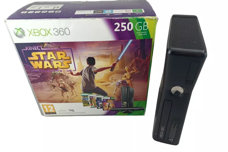 xbox-360-s-1439-2-pady-kinect-okablowanie-gry-w-zestawie-nie