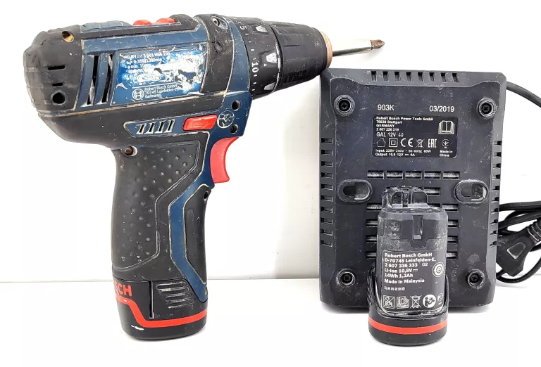WKRĘTARKA BOSCH GSR 10 8-2-LI + ŁADOWARKA