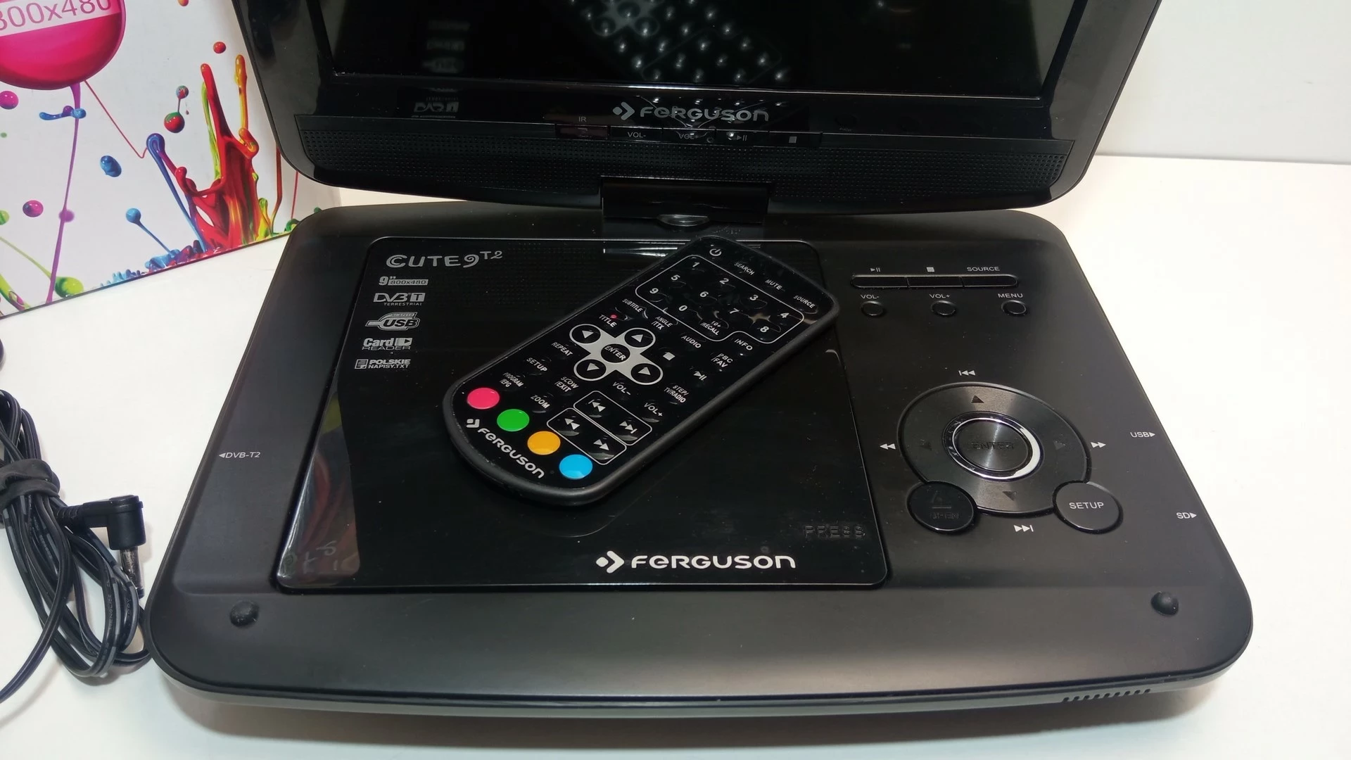 przenosny-odtwarzacz-dvd-ferguson-cute9-t2-stan-uzywany