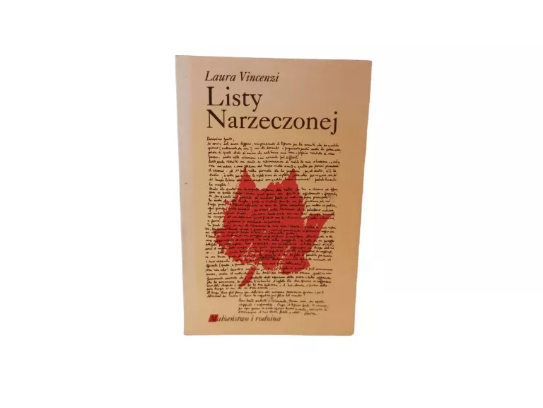 KSIĄŻKA LISTY NARZECZONEJ LAURA VINCENZI