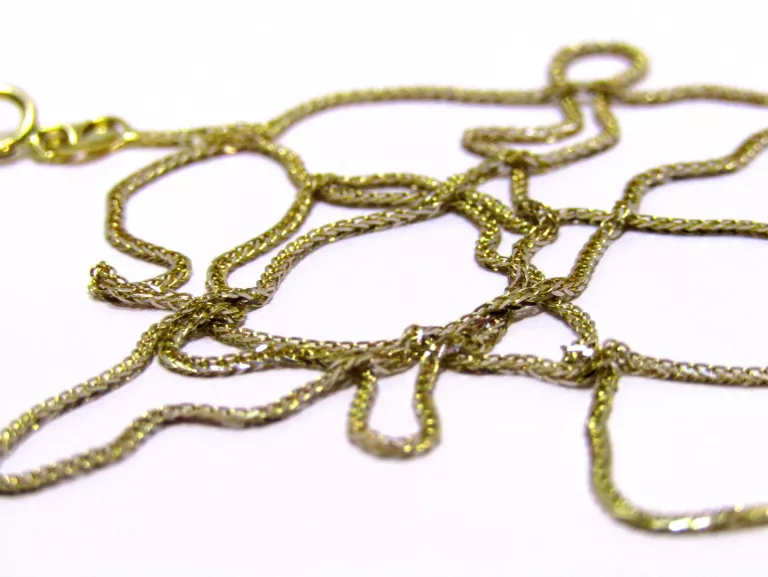 PIĘKNY ZŁOTY ŁAŃCUSZEK 585 49CM