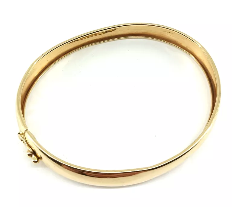PIĘKNA ZŁOTA BRANSOLETKA SZTYWNA 585 11,72G