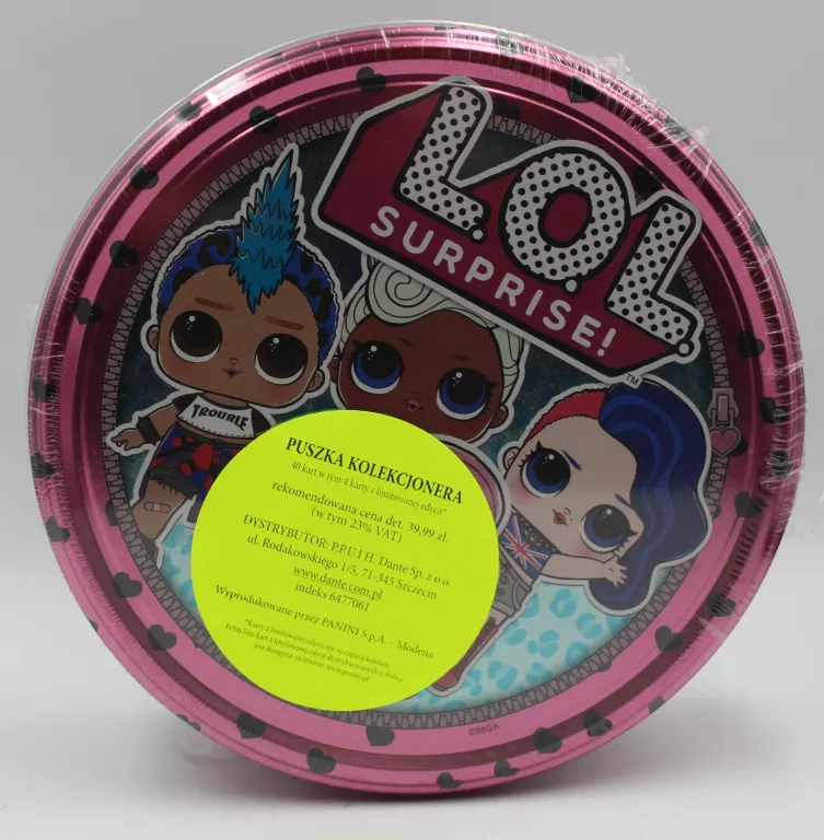 KARTY PUSZKA LOL SURPRISE GLAM LIFE PANINI RÓŻOWA
