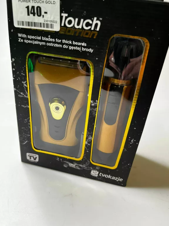 MASZYNKA DO GOLENIA POWER TOUCH GOLD EDITION /