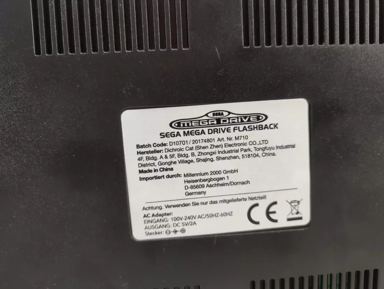 KONSOLA SEGA MEGA DRIVE FLASHBACK 82 GRY