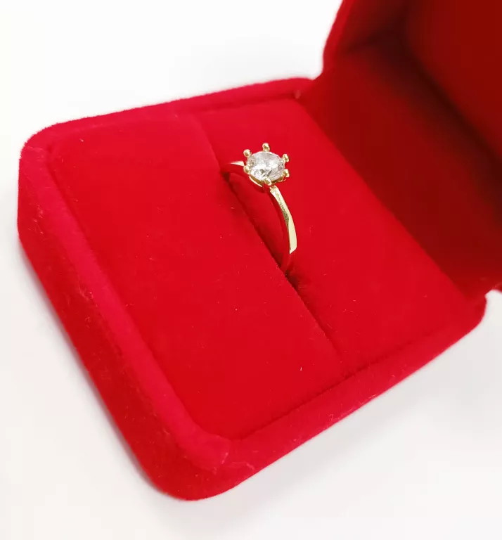 KLASYCZNY ZŁOTY PIERŚCIONEK 585CT R:12 1,90G