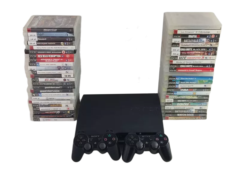 KONSOLA PS3 SLIM 320 GB 48 GIER PADY