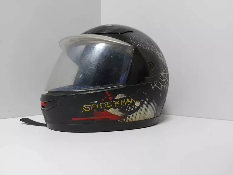 KASK MOTOCYKLOWY DZIECIĘCY SPIDERMAN