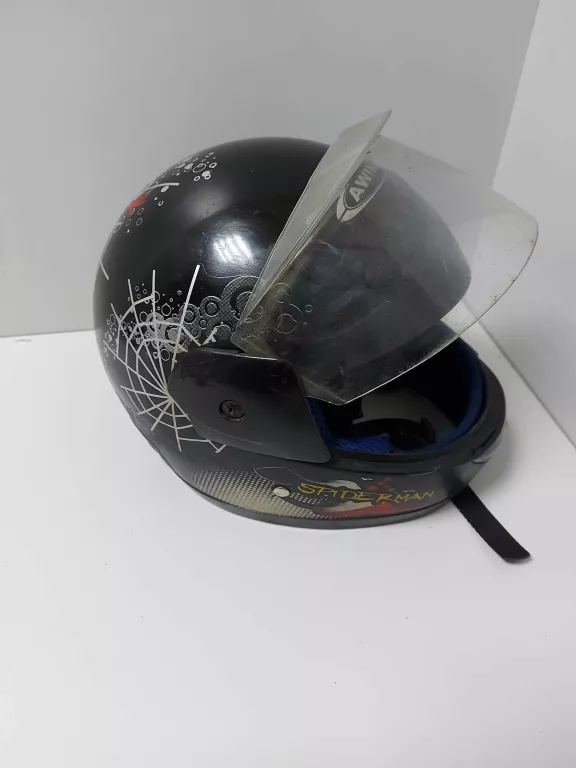 KASK MOTOCYKLOWY DZIECIĘCY SPIDERMAN