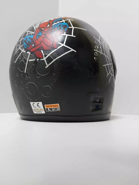 KASK MOTOCYKLOWY DZIECIĘCY SPIDERMAN