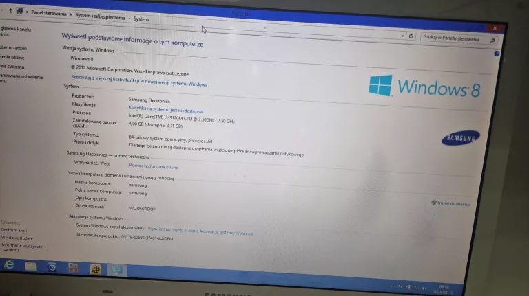 LAPTOP SAMSUNG 270E I3-312M 4/500GB WIN 8
