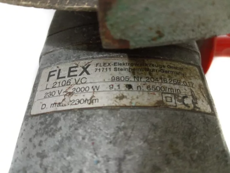SZLIFIERKA KĄTOWA FLEX L 2106 VC 230MM 2000W