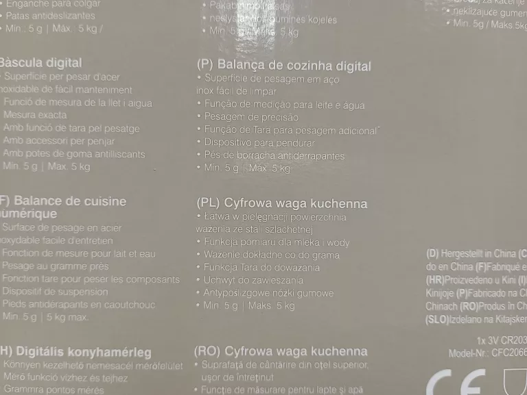 WAGA KUCHENNA ELTA TEDI CFC2066 SREBRNY/SZARY